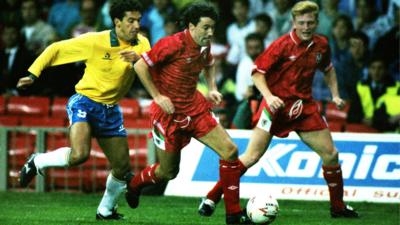 Wales stun Brazil's 'Samba Boys' in '91