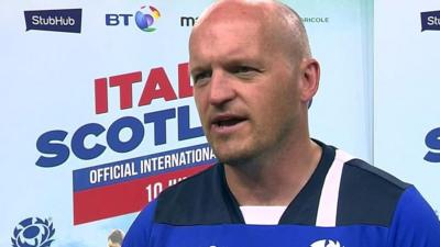 Scotland head coach Gregor Townsend