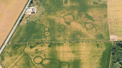 Aerial view of Eynsham, Oxfordshire