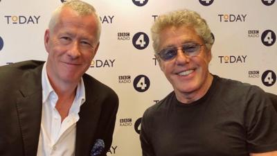 John Wilson and Roger Daltrey