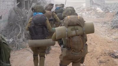 IDF troops on the ground in Gaza