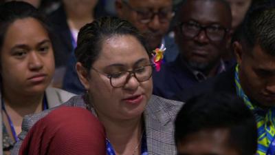 Samoa delegate at COP28