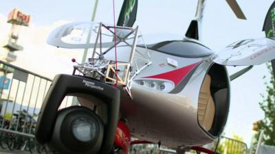 An electric helicopter