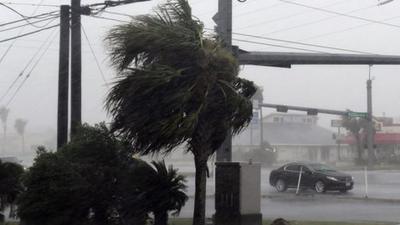 Hurricane Harvey hits Corpus Christi, Texas