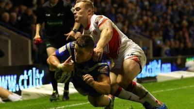 Tom Lineham scores for Warrington