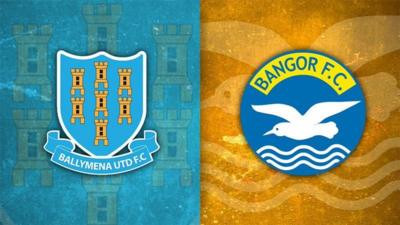 Bangor and Ballymena badges