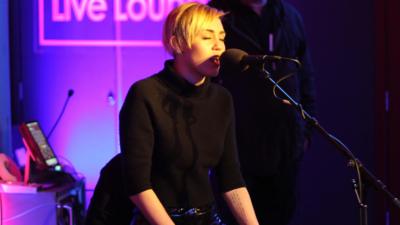 Miley Cyrus in the Radio 1 Live Lounge