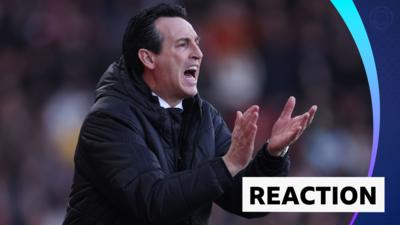 Aston Villa manager Unai Emery