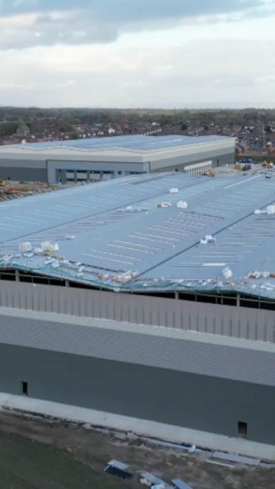 Astley Warehouses built next to residential area 