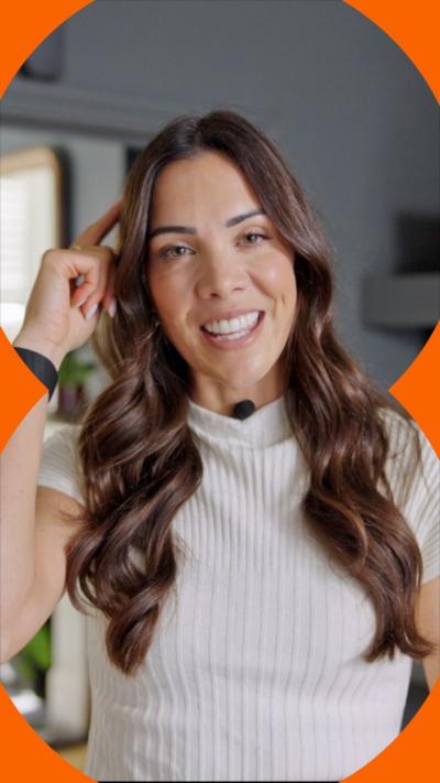 Nutritionist Hazel Wallace taps her head