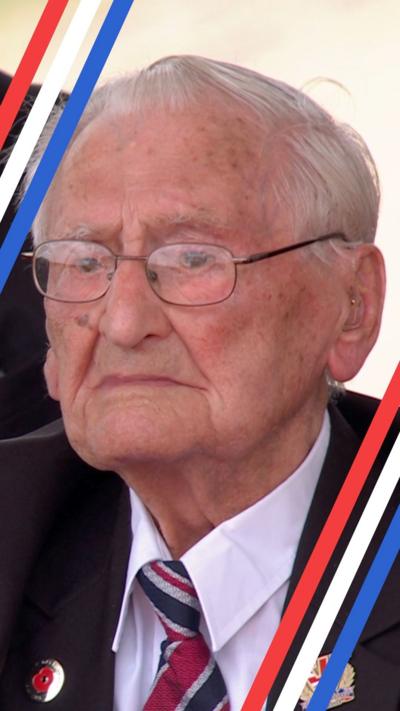 WW2 veteran John Harlow almost moved to tears at VJ Day ceremony