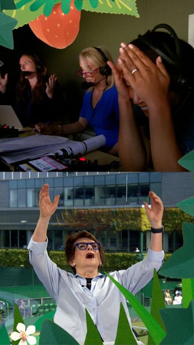 Billie Jean King, Anne Keothavong, Naomi Cavaday and Tracy Austin