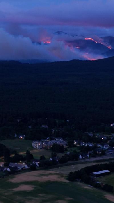 Cairngorms wildfire