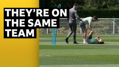 Tottenham training