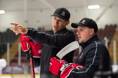 Cardiff Devils assistant coach Matthew Myers