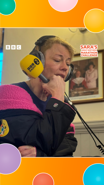 Sara Cox feeling emotional