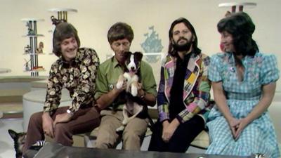 1971: Ringo Starr unveils his steel furniture on Blue Peter - BBC