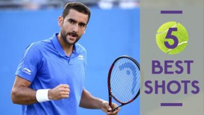 5 Best Shots as Cilic beats Johnson