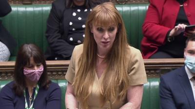 Angela Rayner speaks in the Commons