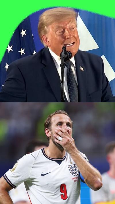Donald Trump and Harry Kane