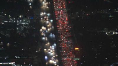 Traffic in Los Angeles.