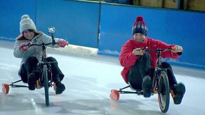 Ice biking