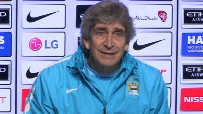 Manchester City manager Manuel Pellegrini