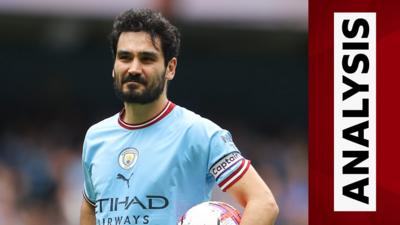 IManchester City midfielder lkay Gundogan