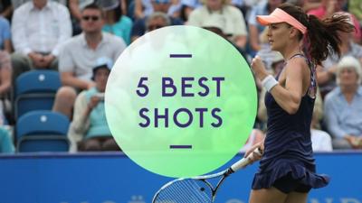 5 Best Shots - Radwanska v Bouchard