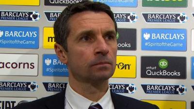 Aston Villa manager Remi Garde