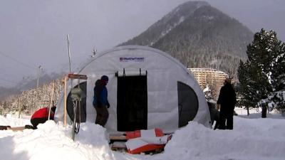 Arctic basecamp at Davos