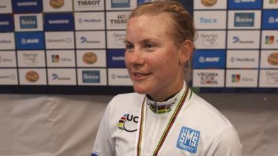 World individual time trial champion Linda Villumsen