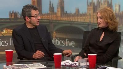 George Monbiot and Suzanne Evans