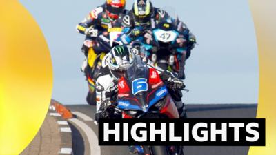 Michael Dunlop wins the Supersport race