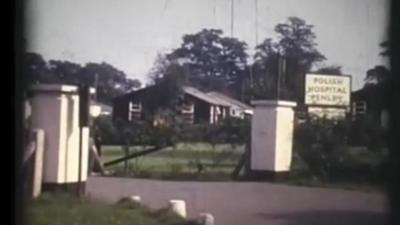 Penley Hospital exterior in the 1960s