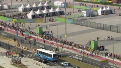 Queues at Rio Olympics