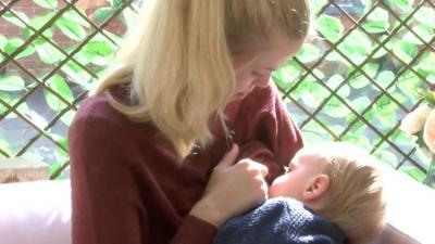 The owner offers a place for mums to feed their babies as her sister felt "uncomfortable" doing it in public.