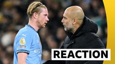 Kevin de Bruyne & Pep Guardiola