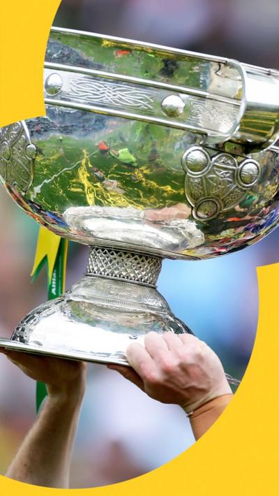 The Sam Maguire trophy 
