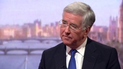 Michael Fallon on the Andrew Marr show.