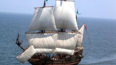 Reconstruction of the Mary Rose ship