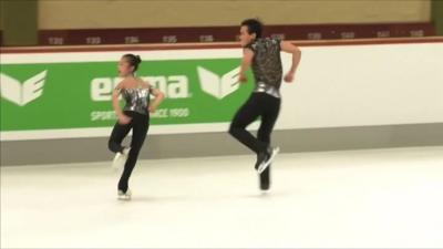 North Korea's star ice-skating duo