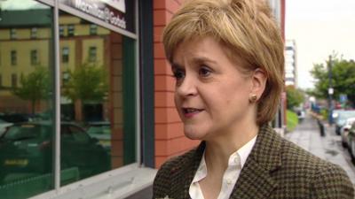 First Minister Nicola Sturgeon