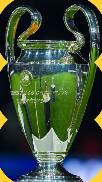 The Champions League trophy