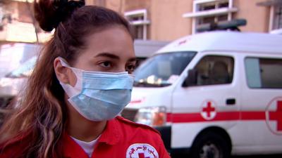 Ambulance driver in Lebanon