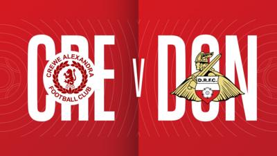 Crewe Alexandra v Doncaster Rovers graphic