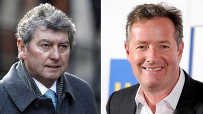 Colin Myler and Piers Morgan