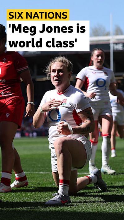 England's Meg Jones