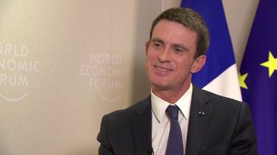 The French Prime Minister Manuel Valls