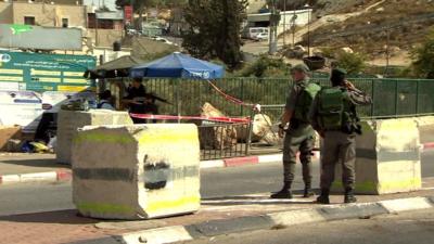 Checkpoint in East Jerusalem
